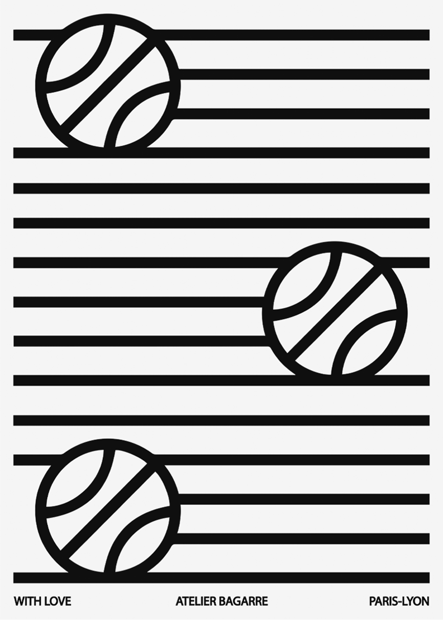Balls — poster, B2, 2017, Atelier Bagarre