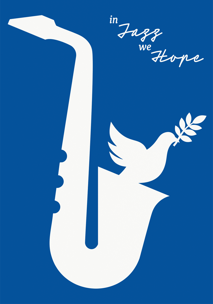 In Jazz We Hope — poster, B1, 2025, Atelier Bagarre