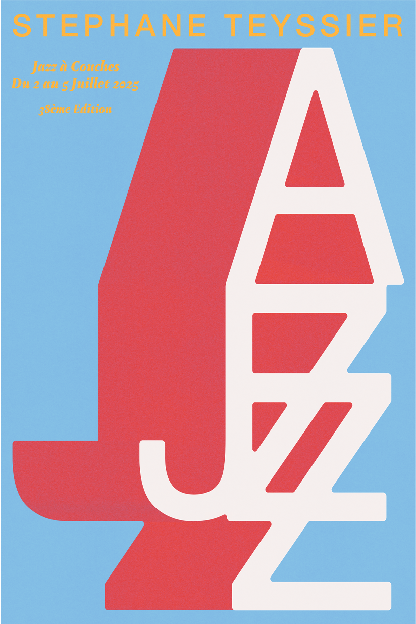 Jazz à Couche — poster, F4, 2025, Atelier Bagarre